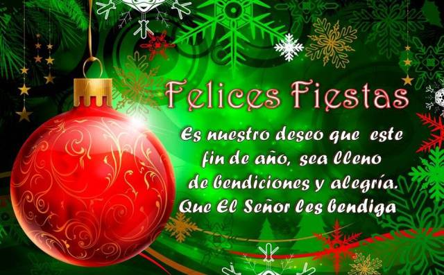 felices fiestas