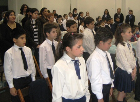 Instituto acto de la bandera 1